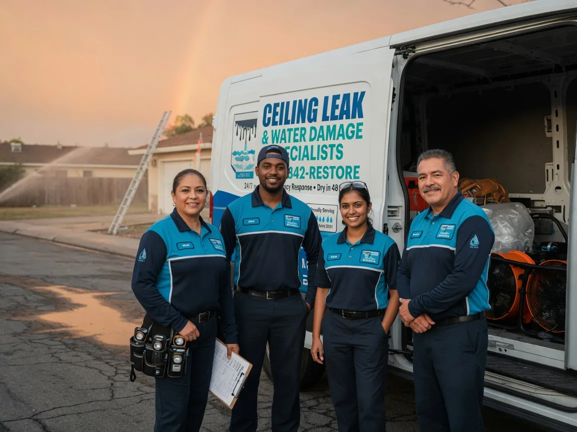 Ceiling Leak Cleanup company in Corrigan, TX