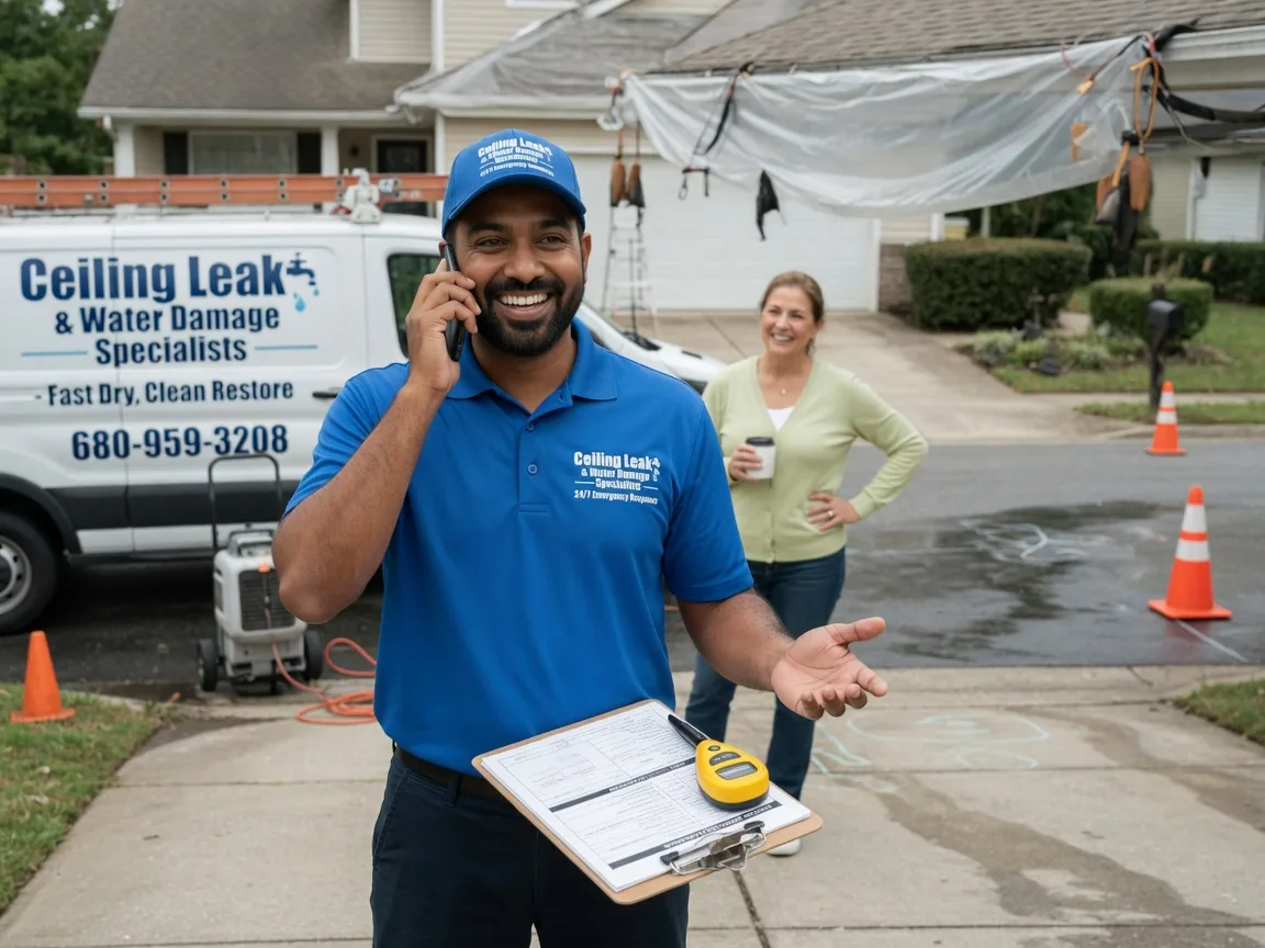 Ceiling Leak Cleanup Corrigan, TX FAQs